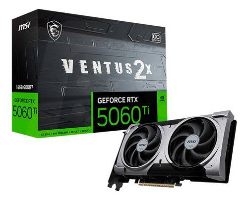 Placa De Video Msi Geforce Rtx 5060 Ti Ventus 2X Oc Plus 8Gb Gddr7