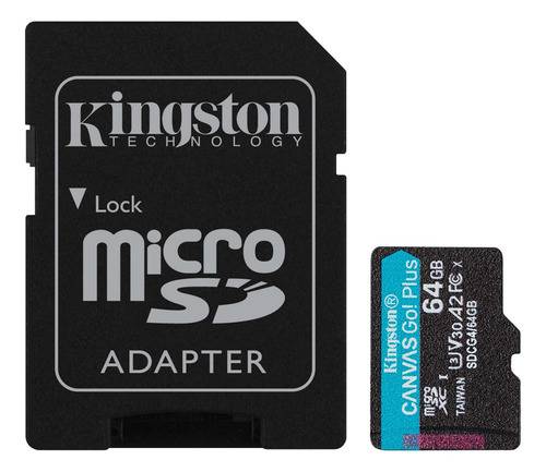 Msd 64Gb Kingston Canvas Go Plus