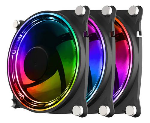 Cooler Gabinete Gamemax Rb300 120Mm Pack X3 Argb