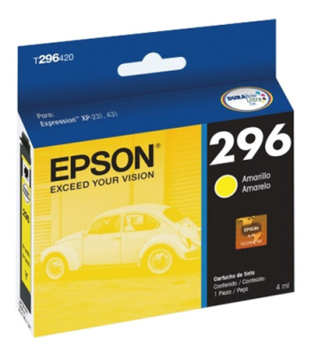 Cartucho Epson 296 Amarillo