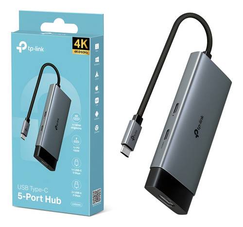 Hub Tp-Link Usb-C 5 En 1 Hdmi 4K 60Hz Uh5020C