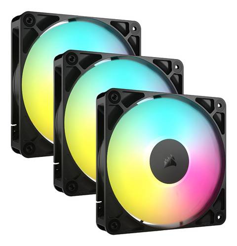 Cooler Gabinete Corsair Rs120 120Mm Pack X3 Black