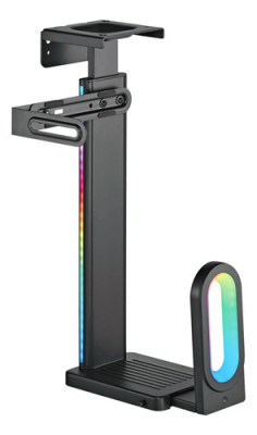 Soporte Redragon P/Cpu Bajo Escritorio/Pared Rgb Volcano