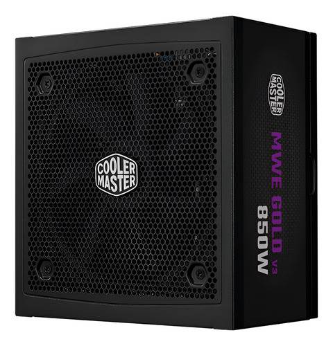 Fuente 850W Coolermaster Mwe Atx3.1 Gold V3 80+
