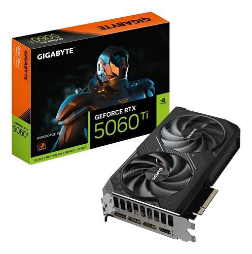 Placa De Video Gigabyte Geforce Rtx 5060 Ti Windforce 8Gb Gddr7