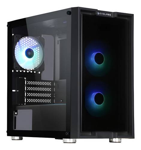 Gabinete Evolabs Innov8 Evo-210M X3 Fan Argb