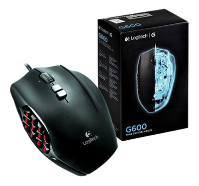 Mouse Logitech G600 Gaming Black 8200Dpi 20 Botones