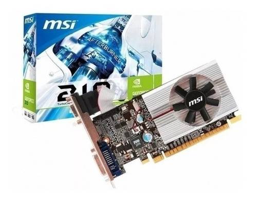 Vga Msi G210 1Gb Ddr3 Lp Nvidia