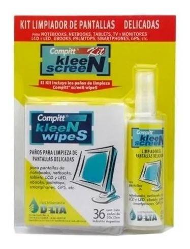 Kit Limpieza Pantalla Lcd Delta 120Cc + 8 Paños (Lpk)