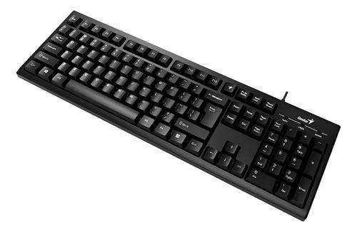 Teclado Genius Kb-100 Smart Usb Black