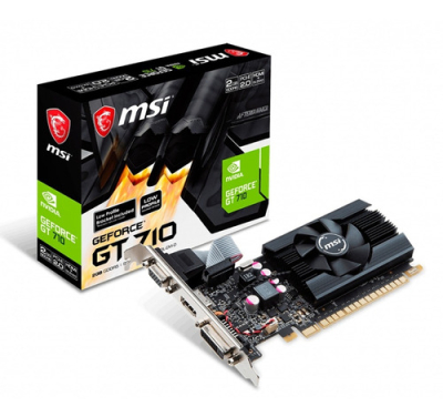 Vga Msi Gt 710 2Gb Ddr3 Low Profile Nvidia