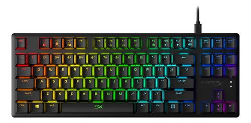 Teclado Hyperx Alloy Origins Core Mecanico Gaming Hx Red Linear Ingles