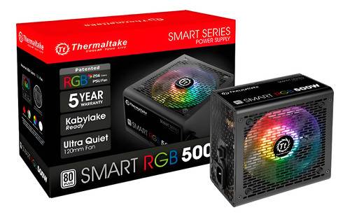 Fuente 500W Thermaltake Smart Rgb 80+ White