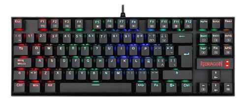 Teclado Redragon Kumara K552 Rgb Sp Switch Red Mecanico