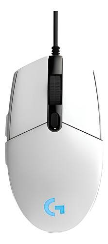 Mouse Gamer Logitech G203 Lightsync Blanco Rgb 8000 Dpi