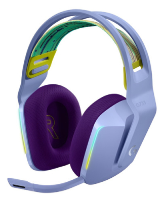 Auricular+Mic Logitech G733 (Lila) Rgb