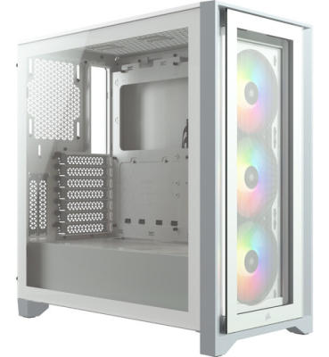 Gabinete Corsair Icue 4000X Tg Mid-T White