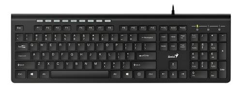Teclado Genius Slimstar 230 Usb Black