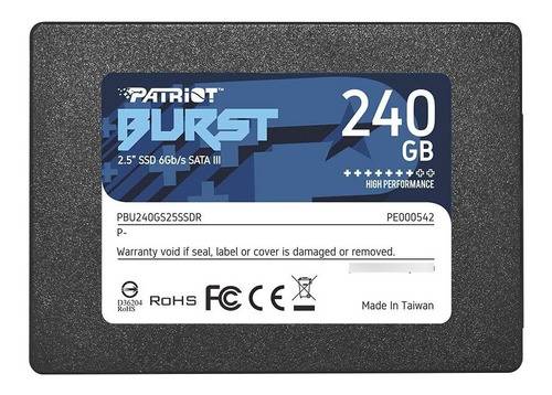 Disco Ssd 240G Patriot Burst Elite