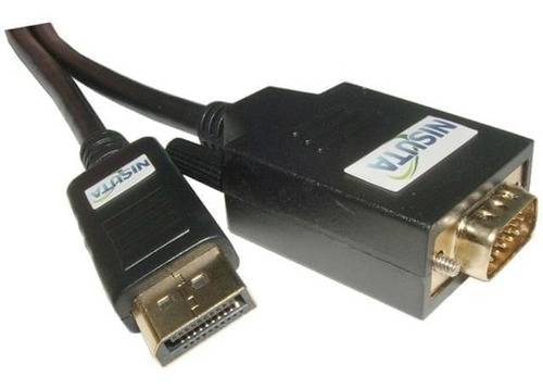 Cable Displayport / Vga Nisuta 1.8 Mts. Ns-Cadpvg