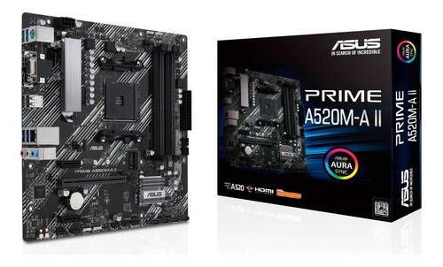 Motherboard Asus Prime A520M-A Ii Am4 Ddr4 Micro Atx