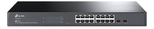 Switch Tp-Link 16-Port Gigabit Tl-Sg2218 Jetstream C/ 2 Slots Sfp