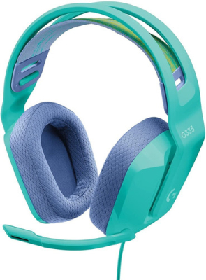 Auricular+Mic Logitech G335 Menta