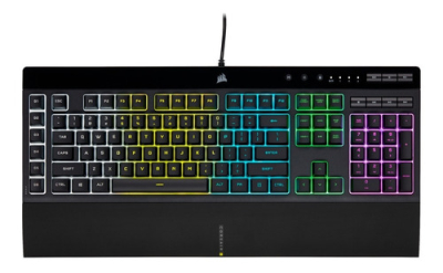 Teclado Corsair K55 Rgb Pro Español Black
