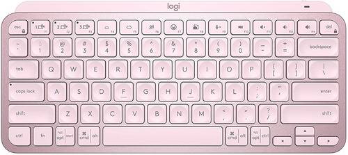 Teclado Logitech Inalambrico Mx Keys Mini Rose